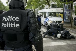Zamieszki w Brukseli. Zaczęło się od protestu nauczycieli