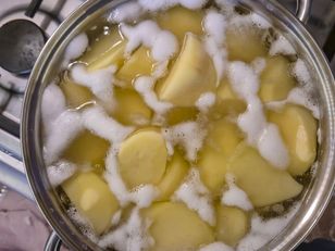 Don't cut potatoes before boiling — you lose key vitamins and minerals