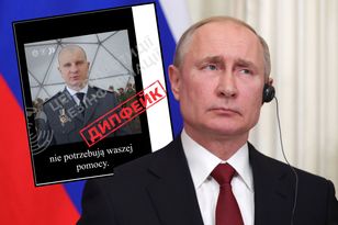 Rosja rozpowszechnia deepfake z rzekomym ukraińskim dowódcą atakującym Polskę