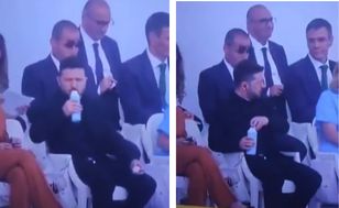 Zelensky struggles to open plastic bottle at European summit — video goes viral