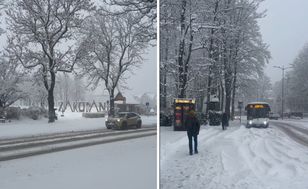 Śnieg na południu. Ogromne korki na Zakopiance