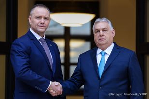 Spotkanie Nawrocki-Orban. Do MSZ trafiła notatka