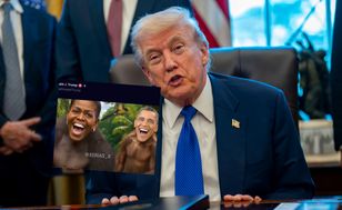 Szokujący filmik Trumpa. Tak przerobił Obamę