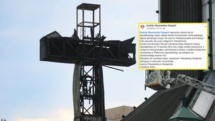 Zakpiła z płonącego krzyża. KO odcina się od wpisu radnej