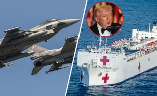 Działo się w nocy. Polska podrywa myśliwce, Trump wysyła okręt-szpital