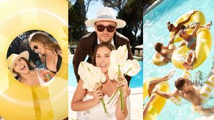Influencer Ola Nowak celebrates post-wedding party by the pool