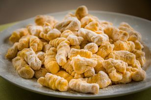 Zagniatam zamiast makaronu. choćby rosołem można się najeść