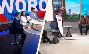 Politycy PiS przyszli z rulonami. "101 afer KO"