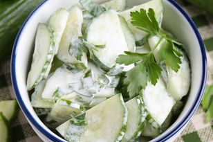 Swap Yogurt for Kefir in Cucumber Salad for Fewer Calories and Better Gut Health