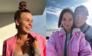 Paulina Rzeźniczak odsłania ciążowy brzuch na balkonie i narzeka: “Garderoba się już MOCNO SKURCZYŁA” (ZDJĘCIA)