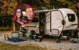 Polish campervan couple flee Scottish car park at night from burning vehicle