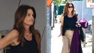 Naturalna Cindy Crawford drepcze do krawca. Czas się dla niej zatrzymał? (FOTO)