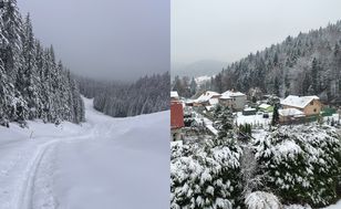 Zamieszanie w pogodzie. Ludzie pokazują, ile spadło śniegu