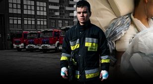 Ranny w akcji strażak żyje ze zrzutki. "W straży jesteśmy rodziną. G...o prawda"