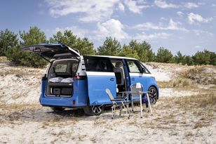 W pełni elektryczny kamper Volkswagena. Idealny, by rozstawić się na ładowarce