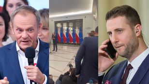 Donald Tusk OSTRO do dziennikarza TVP na sejmowej konferencji! “Proszę wyjąć RĘKĘ Z KIESZENI, jak pan do mnie mówi” (WIDEO)