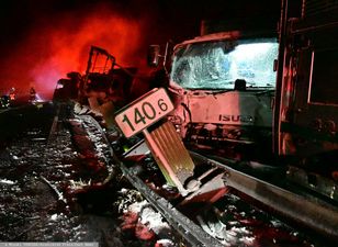Tragiczny karambol w Japonii: 67 pojazdów, 2 ofiary śmiertelne