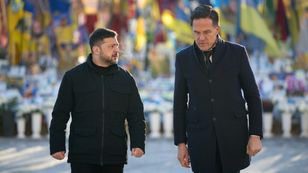 Mark Rutte przyjechał do Kijowa. Symboliczny moment wizyty