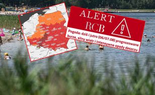 Alerty w całej Polsce: upały do 38°C i gwałtowne burze jednocześnie