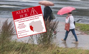 Intensywne opady na zachodzie Polski. RCB ostrzega przed potopieniami