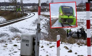 Tragiczny wypadek pod Koszalinem. Pociąg zderzył się z samochodem