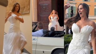 Ola Nowak pokazała suknię ślubną przed ceremonią we Włoszech