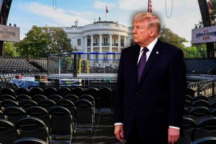 Walki w klatce przy Białym Domu. Media: Zmobilizują wyborców Trumpa