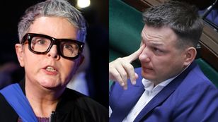 Karolina Korwin Piotrowska MIAŻDŻY Mentzena po słowach o "nierobach": "Milcz. Lepiej milcz"