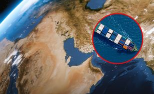 Statek przepłynął przez cieśninę Ormuz. Nadawał tajemniczy komunikat