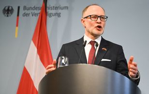 Incydent z ukraińskimi dronami. Łotewski minister podał się do dymisji