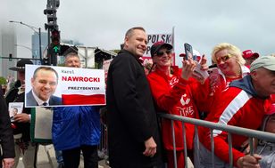 Parada 3 maja w Chicago. Nawrocki i Schetyna spotkali się z Polonią