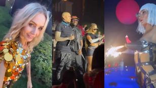 Agnieszka Woźniak-Starak i reszta “śmietanki” bawi się na drugim dniu urodzin miliardera: podniebne akrobacje, występ Black Eyed Peas (ZDJECIA)