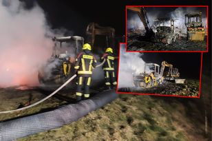 Sabotaż na budowie elektrowni? Potężny pożar na Pomorzu