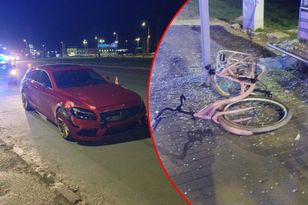 Mercedes potrącił rowerzystkę. Zginęła na przejściu dla pieszych