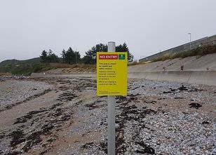 Plaża Mount Batten w Plymouth zamknięta po wykryciu azbestu w piasku