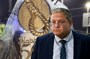 Szubienica na torcie izraelskiego ministra. Szokujący prezent