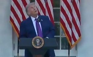 "Myślałem, że to dron". Niestosowny "żart" Trumpa