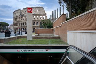 Rome's Colosseo metro station nominated for world's most beautiful station award