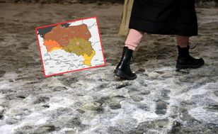 Marznące opady i gołoledź. Pół Polski na pomarańczowo