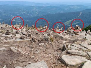 Stop building stone cairns in Karkonosze — it harms the environment