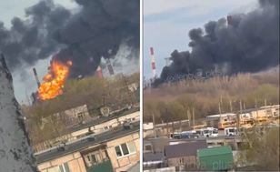 Pożar w terminalu naftowym w Rosji. Setki strażaków w akcji