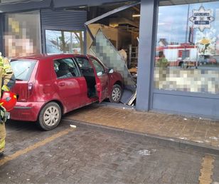 Śpieszył się po pączki? Sceny grozy w Bytomiu