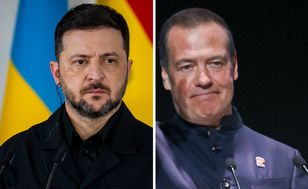 Miedwiediew drwi z delegacji Zełenskiego. Skandaliczne słowa