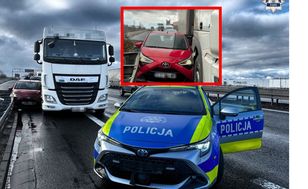 Policyjny pościg na A4. "Łowcy głów" ze spektakularnym zatrzymaniem