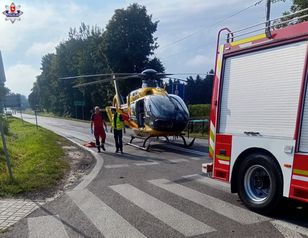 Groźny wypadek pod Kraśnikiem. Wielu rannych i śmigłowce LPR w akcji