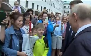Putin wyszedł do ludzi: Skąd jesteście? "Z Moskwy"