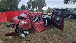 Tragiczny wypadek w Chabielicach. 13-latek zginął na miejscu