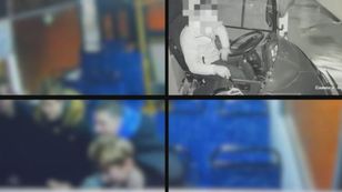 Kierowca autobusu chciał im zrobić "frajdę". Wszystko nagrała policja