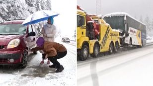 Niespodziewany powrót zimy. Tak wyglądają drogi pod stolicą Chorwacji