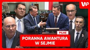 Poranna wrzawa w Sejmie. Błaszczak wtargnął na mównicę